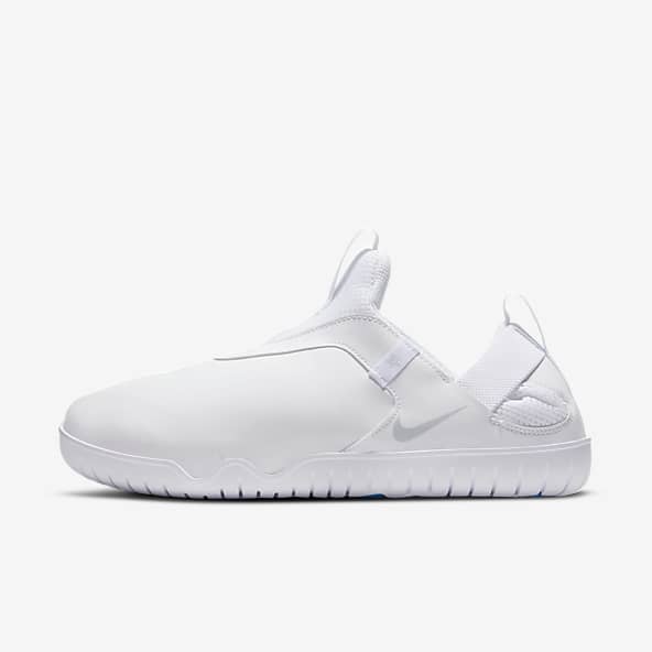 Nike white slip on trainers Clearance