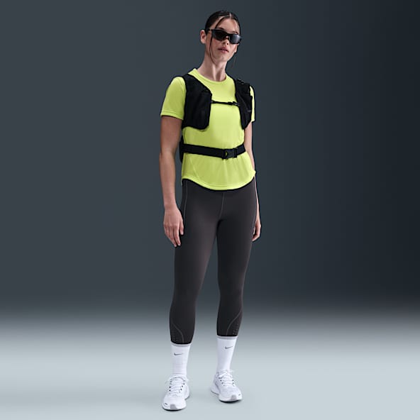 Nike Swift 7/8-Lauf-Leggings mit hohem Bund und und reflektierenden Elementen (Damen)