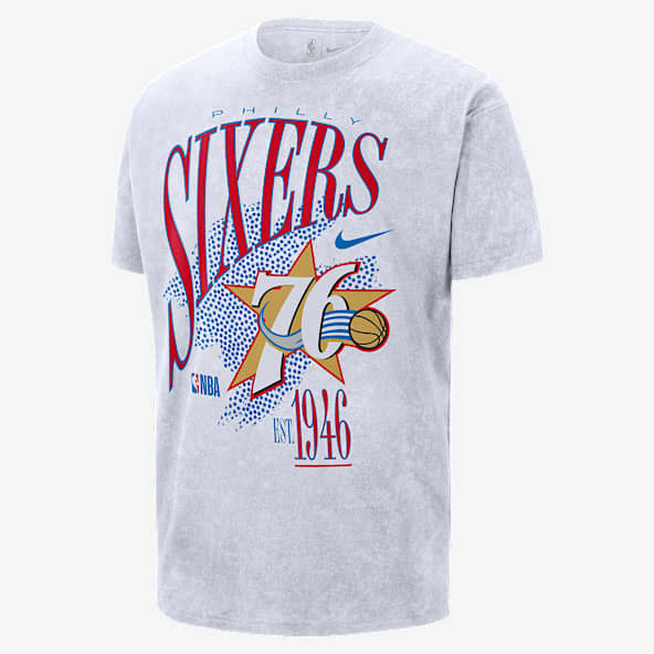 Philadelphia 76ers Hardwood Classics Camiseta Nike de la NBA - Hombre