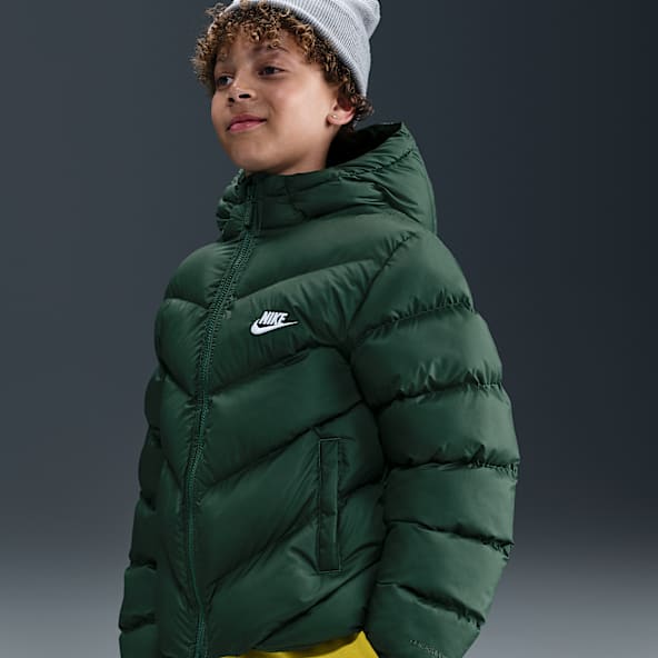 Nike Sportswear All Day Play Puffer τζάκετ Therma-FIT σε ριχτή γραμμή για μεγάλα παιδιά