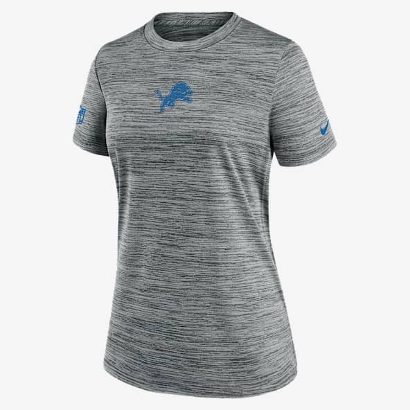 Detroit Lions Sideline Team Issue Velocity Women's Nike Dri-FIT NFL T-Shirt