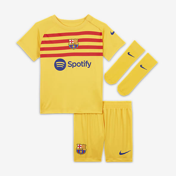 Camisetas Barça para niños. Equipación oficial F.C. Barcelona 2023 2024 -  Fútbol Emotion