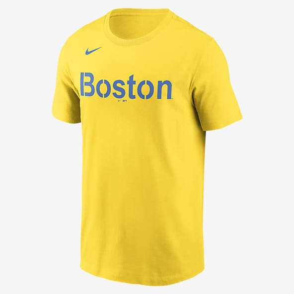 Men's Boston Red Sox Xander Bogaerts Nike Gold/Light Blue City Connect  Replica Player Jersey