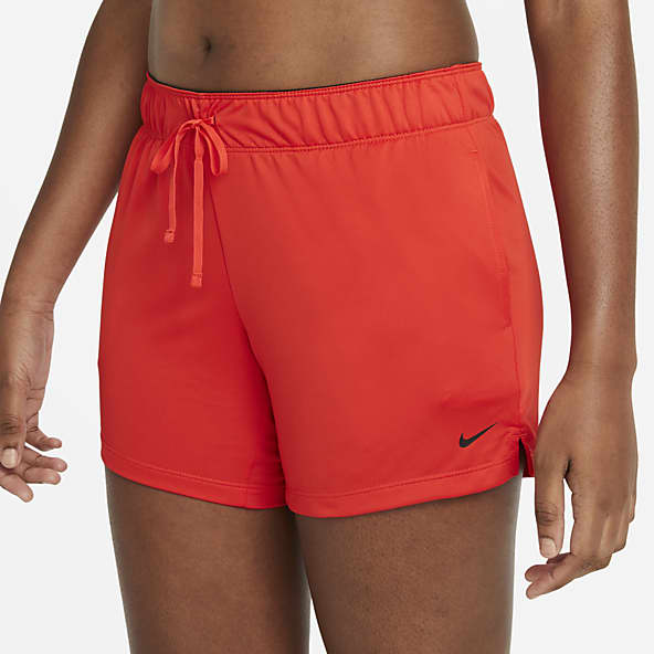 Red nike shorts womens clearance
