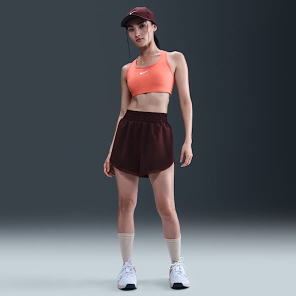Nike One Shorts Dri-FIT holgados de 8 cm con forro de ropa interior para mujer