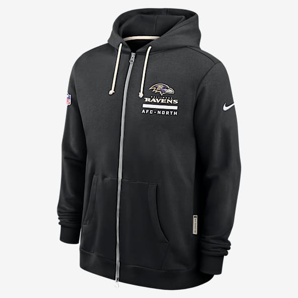 Baltimore Ravens Utility Player Sideline Men's Nike Dri-FIT NFL Full-Zip Hoodie