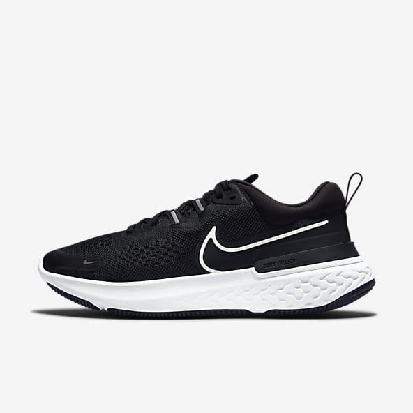 Womens black white nike running shoes Clearance