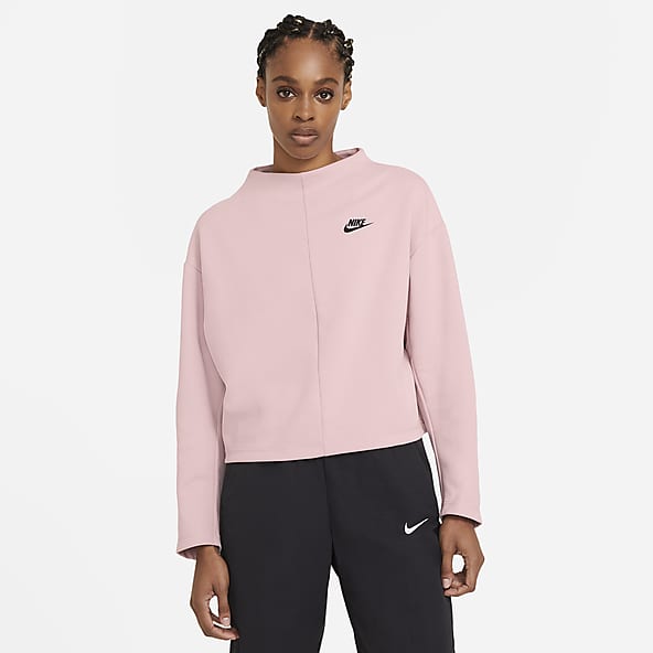 pink and blue nike sweater