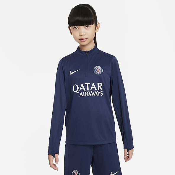 Paris Saint-Germain Academy Pro Nike Dri-FIT Fußball-Drill-Oberteil für ältere Kinder