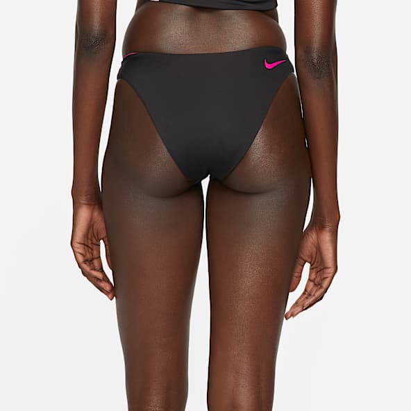 Nike Color Block Parte inferior de bikini reversible estilo Sling para mujer