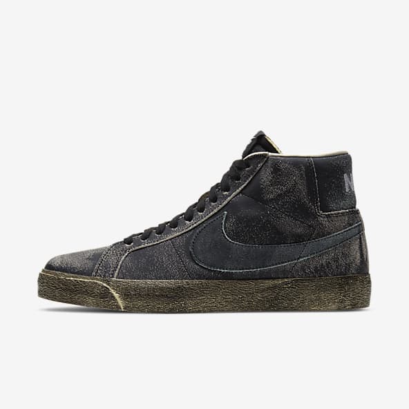 Mens nike leather skate shoes clearance