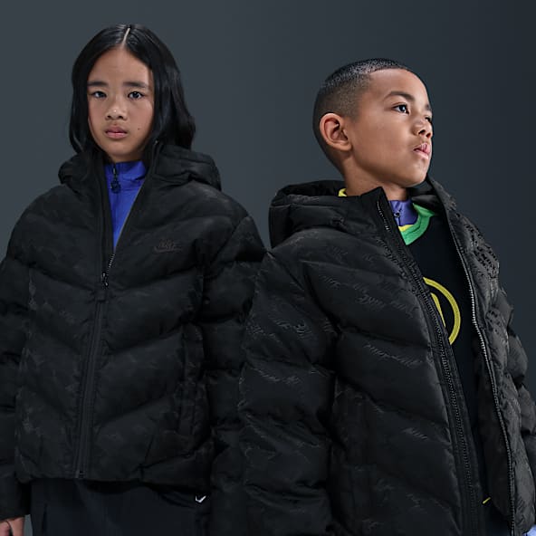 Nike Sportswear All Day Play Chamarra acolchada Therma-FIT holgada para niños talla grande