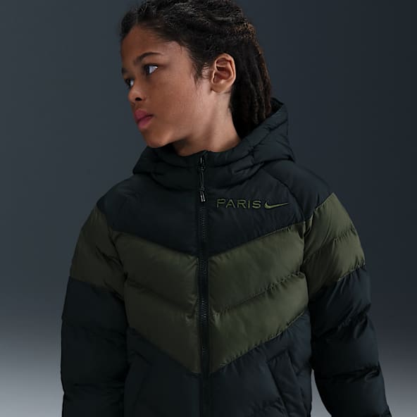 Paris Saint-Germain Older Kids' Nike Football Synthetic Fill Hooded Jacket