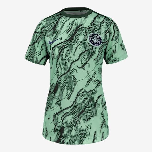 Racing Louisville FC 2025 Women's Nike NWSL Short-Sleeve Pre-Match Top