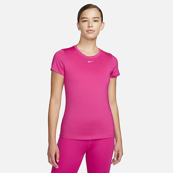 Pink Short Sleeve Shirts. Nike IL