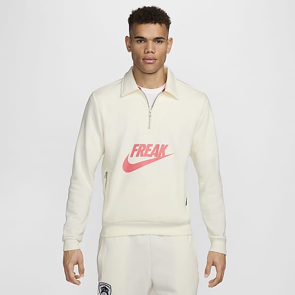 nike freak hoodie white