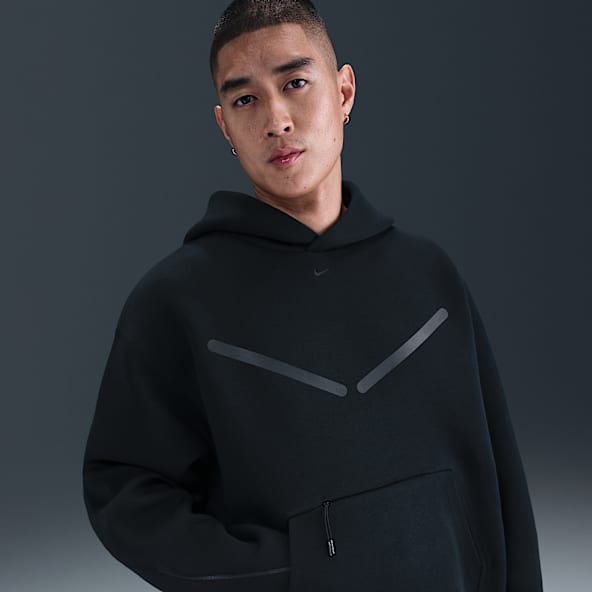 Nike Tech Men's Pullover Hoodie With Reflective Design Accents