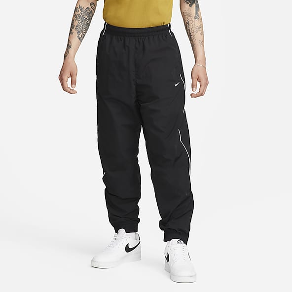 Nike Sportswear M NSW REPEAT SW FLC CARGO PAN - Pantalones cargo -  black/white/negro 