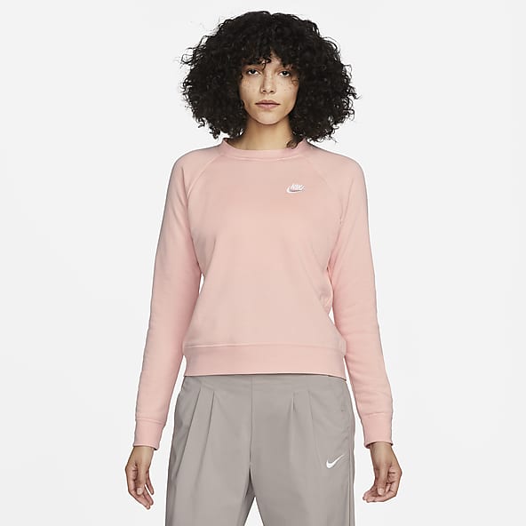 light pink hoodie nike