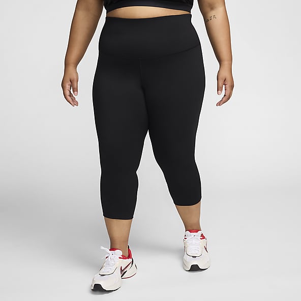 NWT Nike Women's Pro 365 Plus Size 2X Cropped Leggings DRI-Fit Heather Grey  $45
