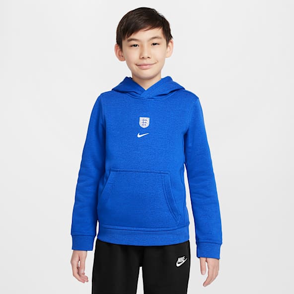 İngiltere Club Nike Genç Çocuk Kapüşonlu Futbol Sweatshirt'ü