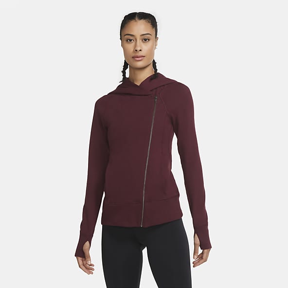 nike women's yoga long sleeve shirt