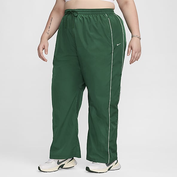 nike tracksuit bottoms green
