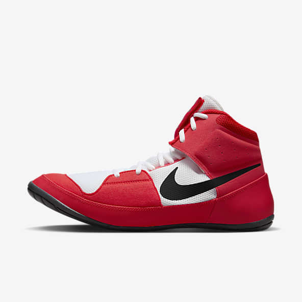 Red Wrestling Shoes. Nike.com