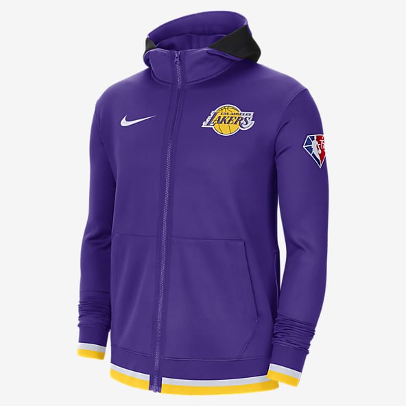 lakers nike dri fit hoodie