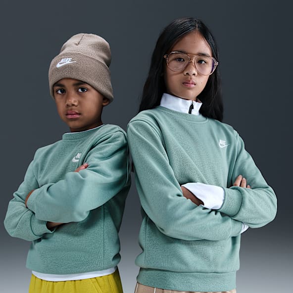 Nike Sportswear Club Fleece Sudadera de cuello redondo para niños talla grande
