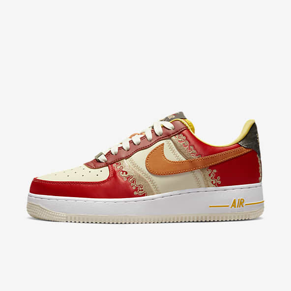 red nike air force 1 womens