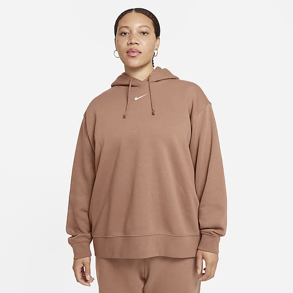 nike light brown hoodie