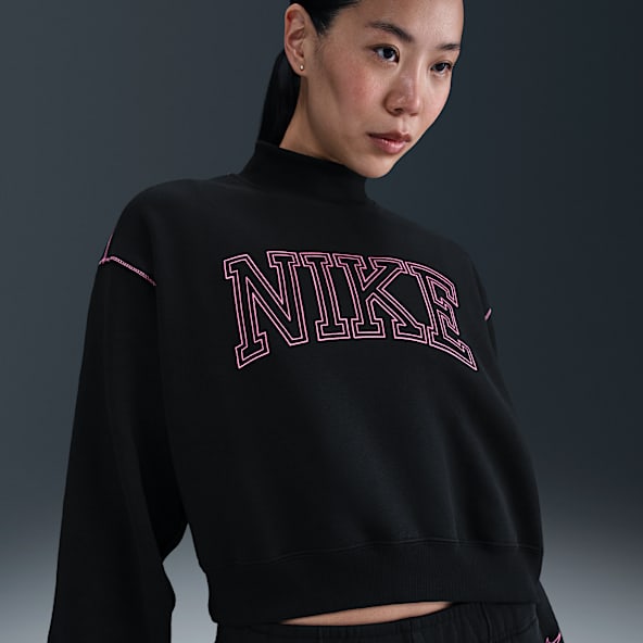 나이키 스포츠웨어 피닉스 플리스 여성 모크넥 스웻셔츠