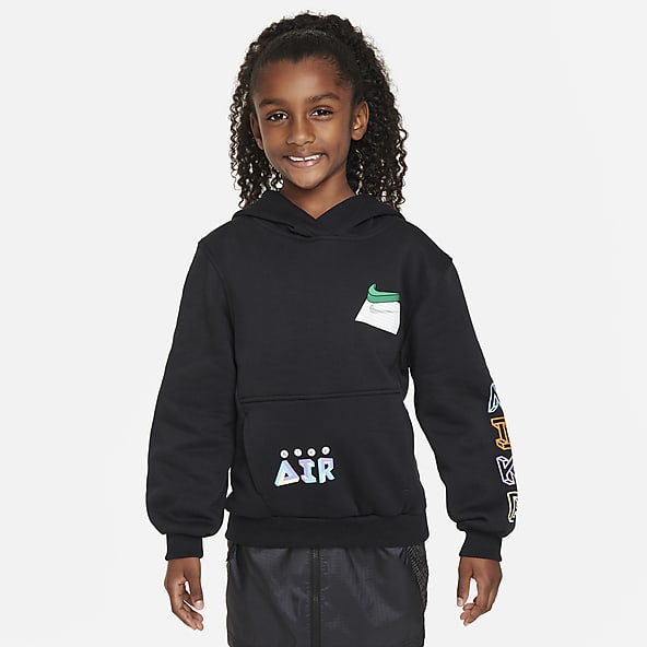Girls Hooded Tops T Shirts. Nike