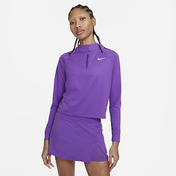 purple nike shirt women's