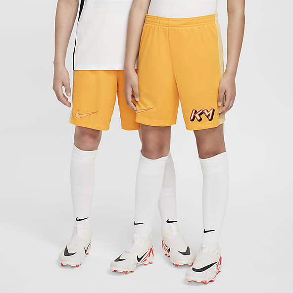 Kylian Mbappé Shorts de fútbol Dri-FIT Academy para niños talla grande