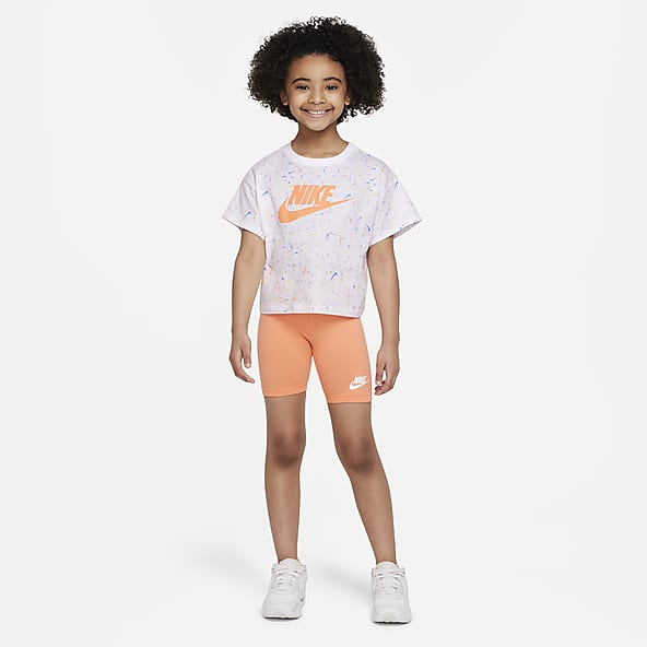 Nike Little Kids' Swoosh Pop Bike Shorts Set