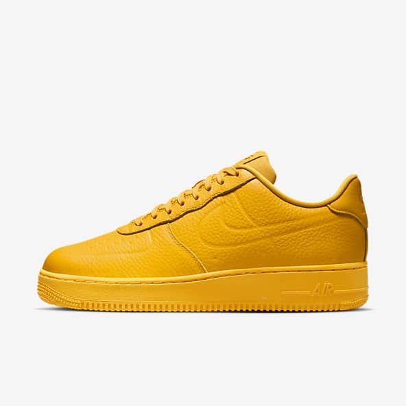 Bright yellow sales nike air force