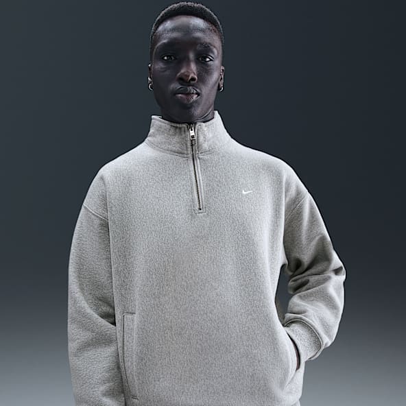 Nike Solo Swoosh Parte de arriba de tejido Fleece con cremallera de un cuarto - Hombre