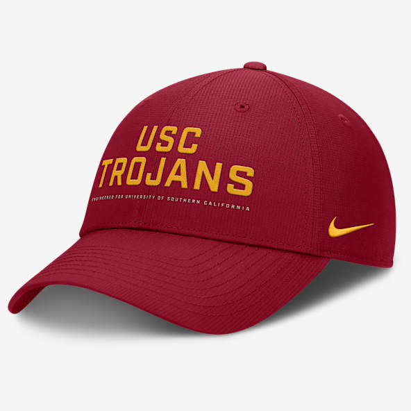 USC On-Field Club Gameday Gorra universitaria Nike Dri-FIT ajustable para hombre
