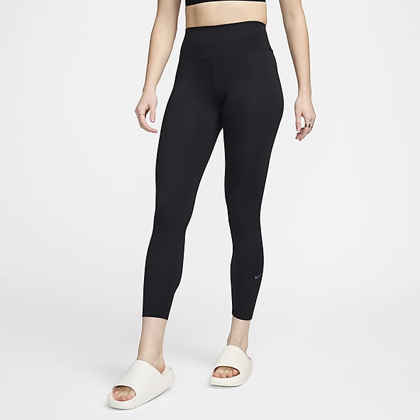 Nike Yoga Women's Grey High-Waisted 7/8 Leggings (DM7023-073) Size XL - NWT