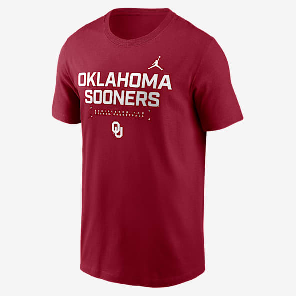 Oklahoma Courtside Basketball Men's Jordan Brand Dri-FIT College T-Shirt