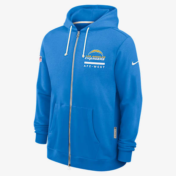 Los Angeles Chargers Utility Player Sideline Men's Nike Dri-FIT NFL Full-Zip Hoodie