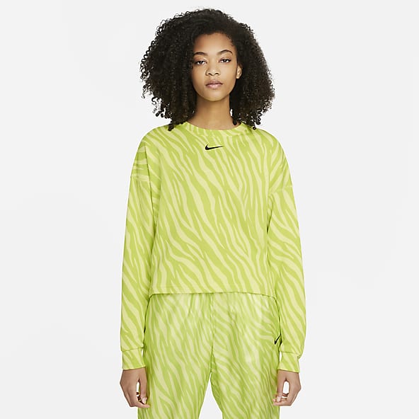 yellow nike t shirt women's