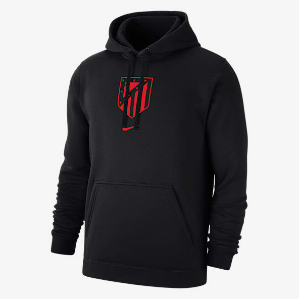 Atlético de Madrid Club Sudadera con gorro sin cierre Nike Soccer Fleece para hombre