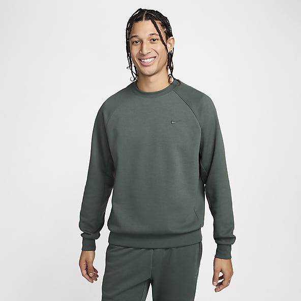 mens black nike crew neck