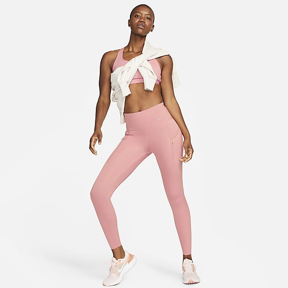 Pink Metallic Leggings - ShopperBoard