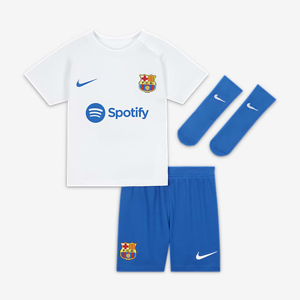 Nike - Barcelona FC Temporada 2021/22 Camiseta Segunda Equipación  Equipación de Juego, S, Unisex : : Moda