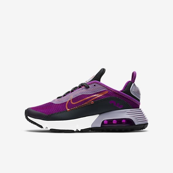 purple nike shoes kids