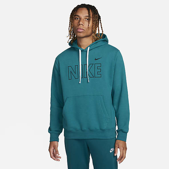 NWT Nike Men's Big & Tall Sportswear Print Hoodie Sweatshirt Rough  Green 3XLT
